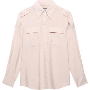 Mint Velvet Pink Pocket Detail Shirt